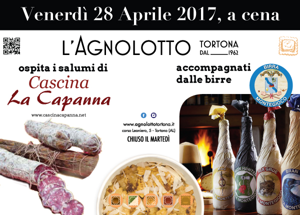 Salumi Cascina La Capanna e Birre Montegioco - Agnolotto Tortona